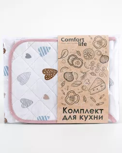 С любовью декор наб.кухня 3 пр (фартук 60*70,прихв 20*20,салф дек ваф 47*60) арт 903 арт. ТЕКСД-28012-1-ТЕКСД0028013