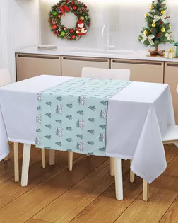 Елочка 1 зел декоративная дорожка 50*145 из рогожки 903 арт. ТЕКСД-28426-1-ТЕКСД0028427