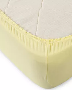 Желтый простыня ТРИКОТАЖ 140*200*20 на резинке Р012Т арт. ТЕКСД-2606-1-ТЕКСД0002606