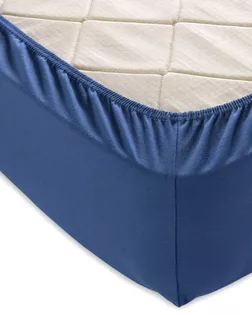 Индиго простыня ТРИКОТАЖ 140*200*20 на резинке Р512Т 140гр арт. ТЕКСД-6393-1-ТЕКСД0006393