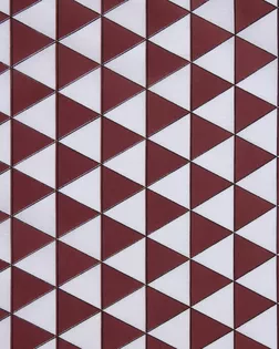 Поплин 150 ш. 105 гр. Треугольники коричневые рис. 7521/5 арт. ПДУ-36-1-Б00409.010