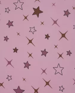 Поплин 150 ш. 105 гр. Звездопал розово-коричневый рис. 7540/6 арт. ПДУ-40-1-Б00409.014