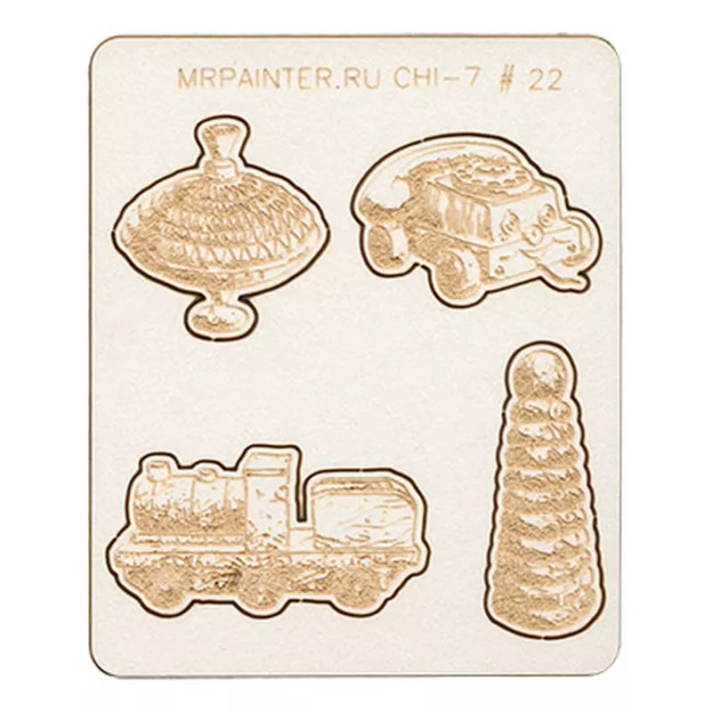 "Mr.Painter" CHI-7 Чипборд 7 см х 8.5 см 1 шт. арт. ГММ-6407-10-ГММ0032196 - рис. 1