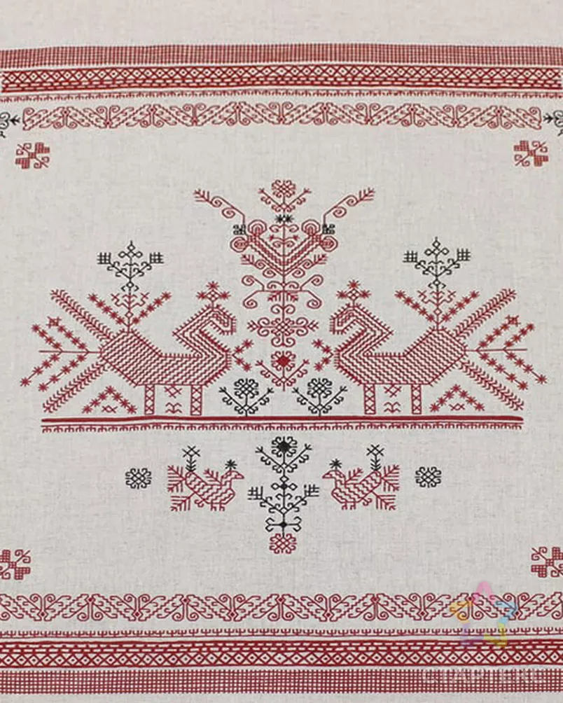 Салфетка Коники (Полулен скатертный) арт. ПЛС-79-1-1543.022 - рис. 2