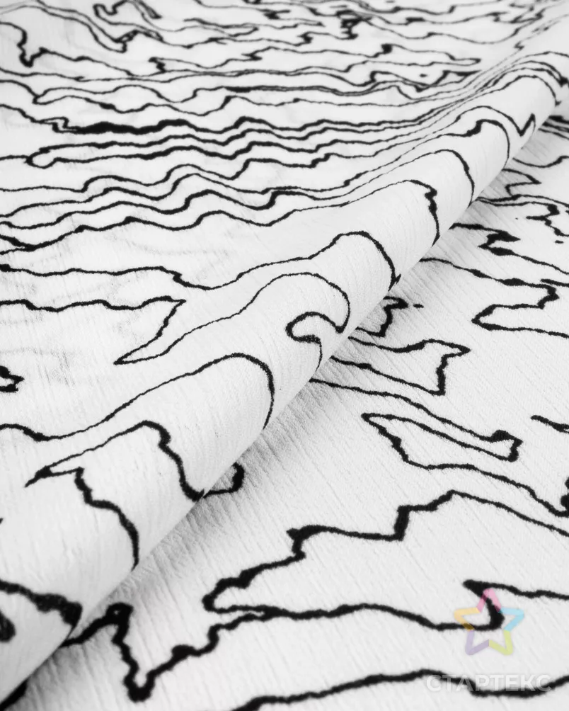 Шифон крэш "Лури" арт. ШКР-36-1-20757.018 - рис. 5