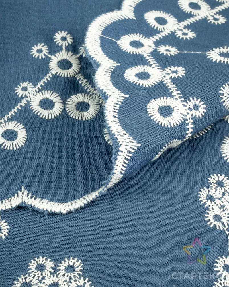 Батист с вышивкой "Эдмия" арт. ШТЕ-290-2-27188.002 - рис. 8