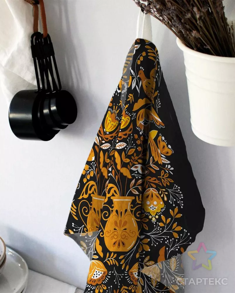 Народные мотивы (Рогожка набивная) арт. РЖК-358-1-1949.105 - рис. 6