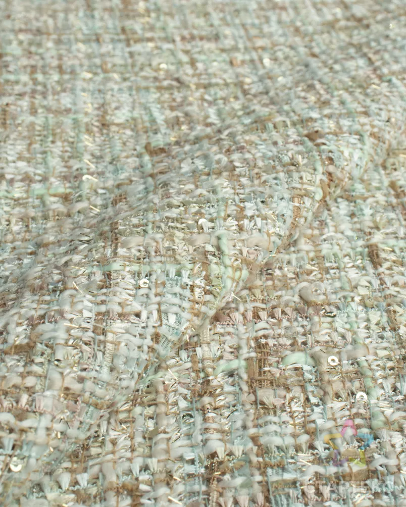 Букле с пайетками арт. БК-278-1-20981.003 - рис. 1