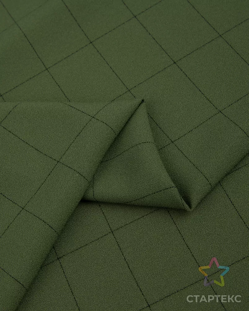 Креп "Булгари" клетка арт. КРП-99-4-20672.004 - рис. 3