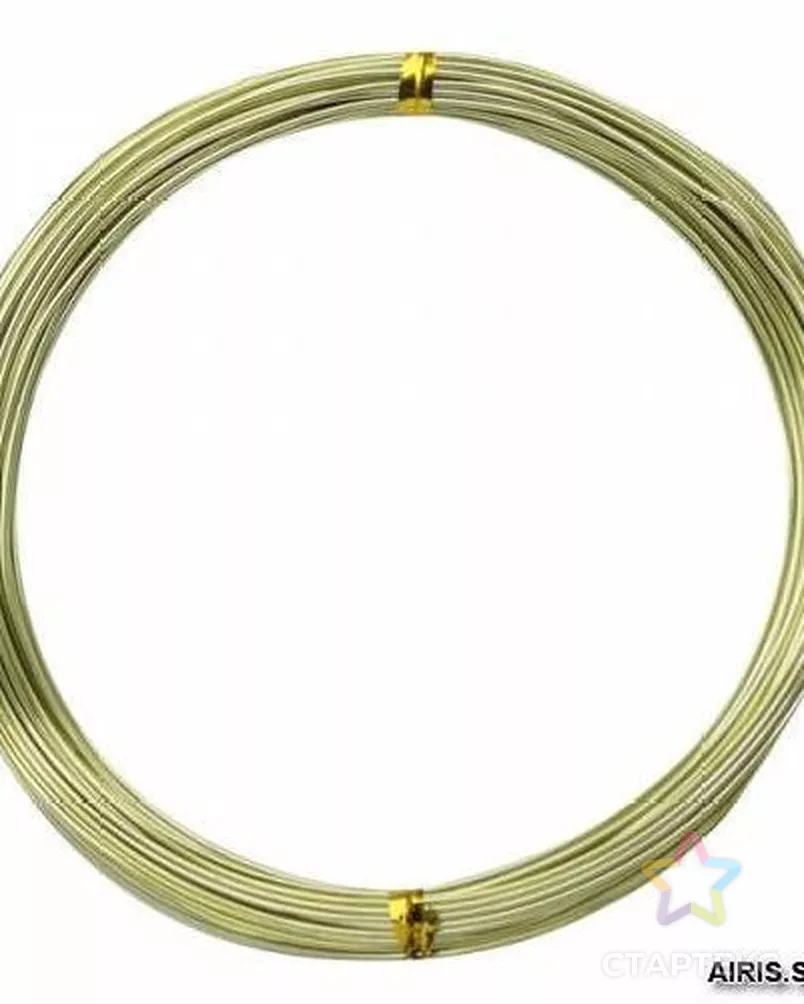 Проволока для рукоделия, 1 мм*10 м, 'Астра' (7 оливковый) арт. АРС-20252-1-АРС0000836439 - рис. 1