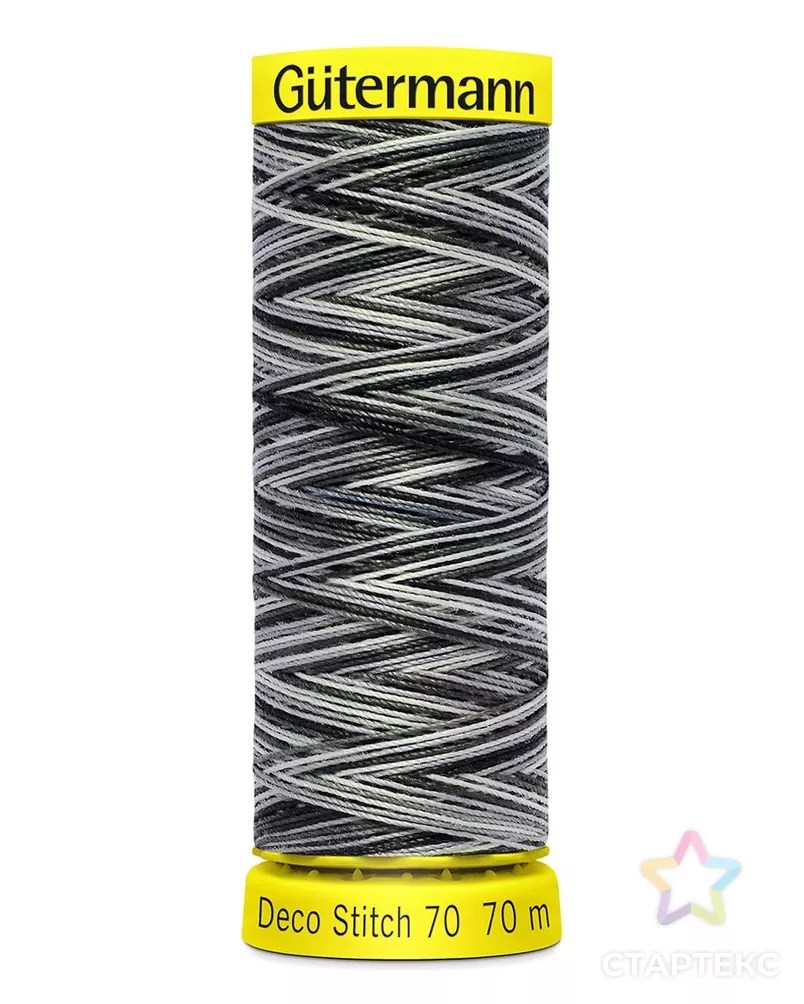 06 Нить Deco Stitch 70 мультиколор для декоративных швов, 70м, 100% п/э Gutermann 702161 (9921) арт. АРС-15024-1-АРС0001220245 - рис. 1