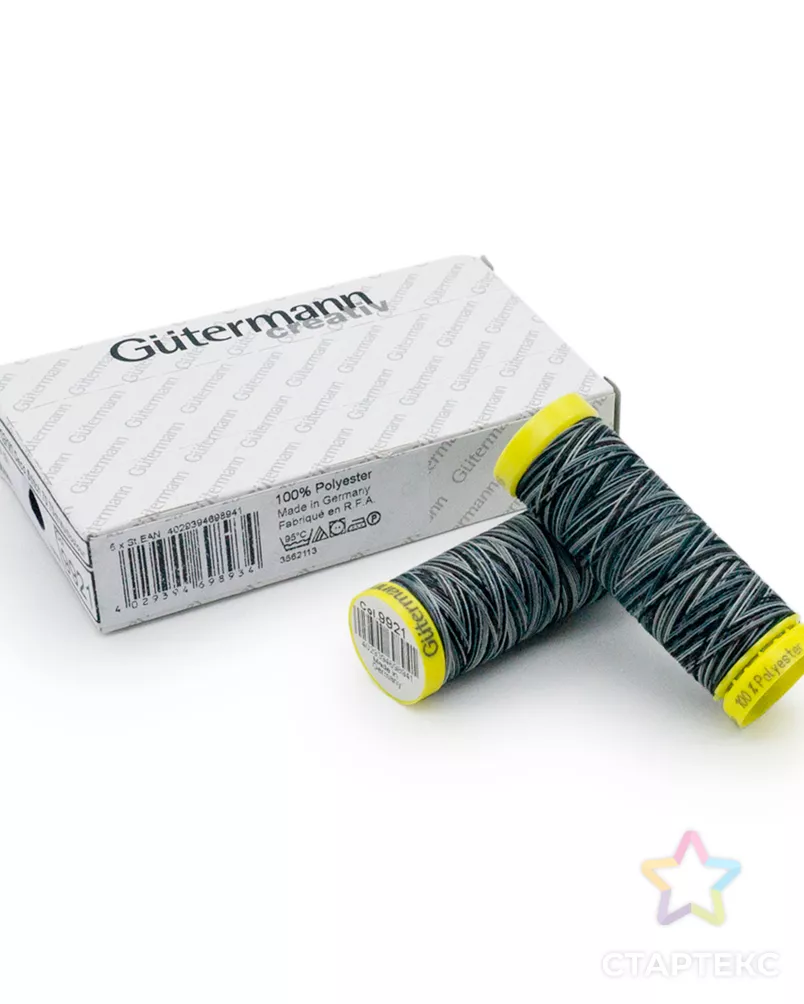 06 Нить Deco Stitch 70 мультиколор для декоративных швов, 70м, 100% п/э Gutermann 702161 (9921) арт. АРС-15024-1-АРС0001220245 - рис. 3