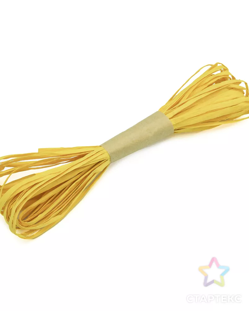 15TF128-10 Рафия бумажная Астра креатив,10м/уп (желтый) арт. АРС-27825-1-АРС0001091812 - рис. 1