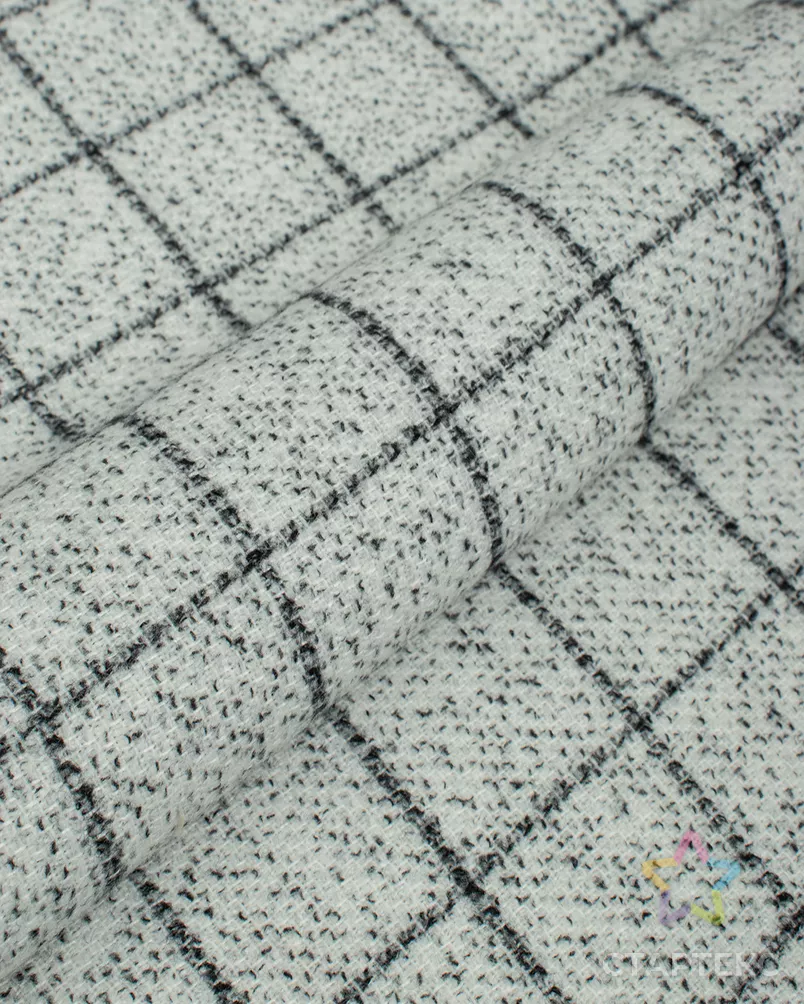 Костюмный твид жаккард "клетка" арт. ККЛ-350-1-25673.001 - рис. 1 Костюмный твид жаккард "клетка" арт. ККЛ-350-1-25673.001 - рис. 1