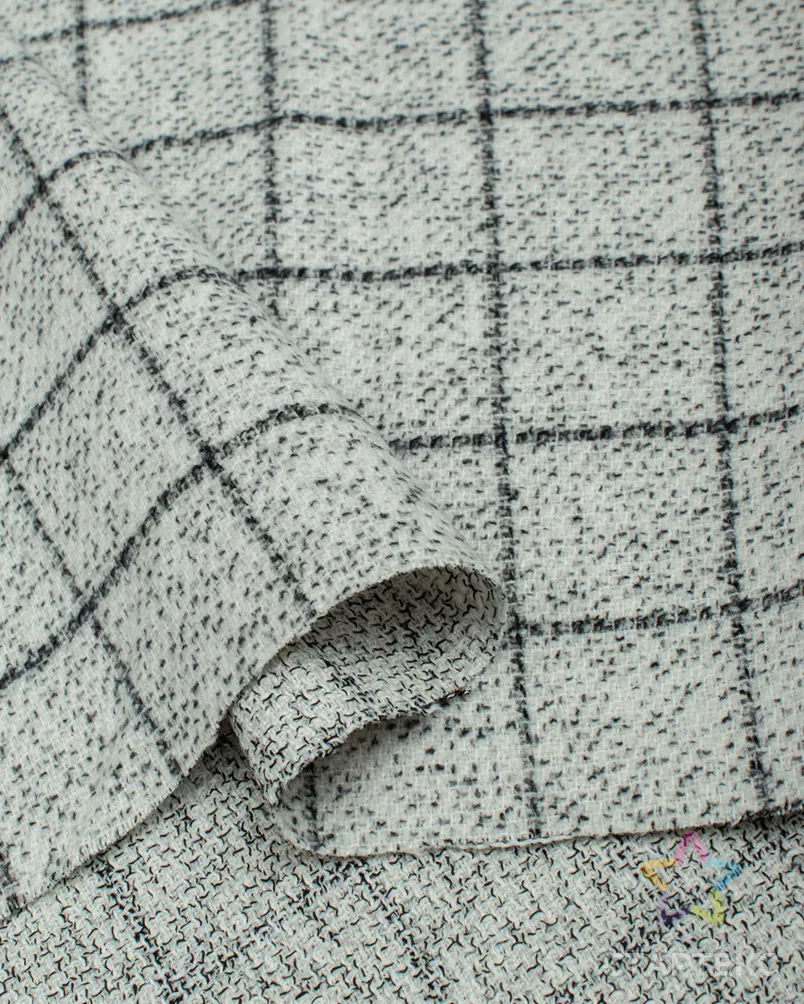 Костюмный твид жаккард "клетка" арт. ККЛ-350-1-25673.001 - рис. 3 Костюмный твид жаккард "клетка" арт. ККЛ-350-1-25673.001 - рис. 3