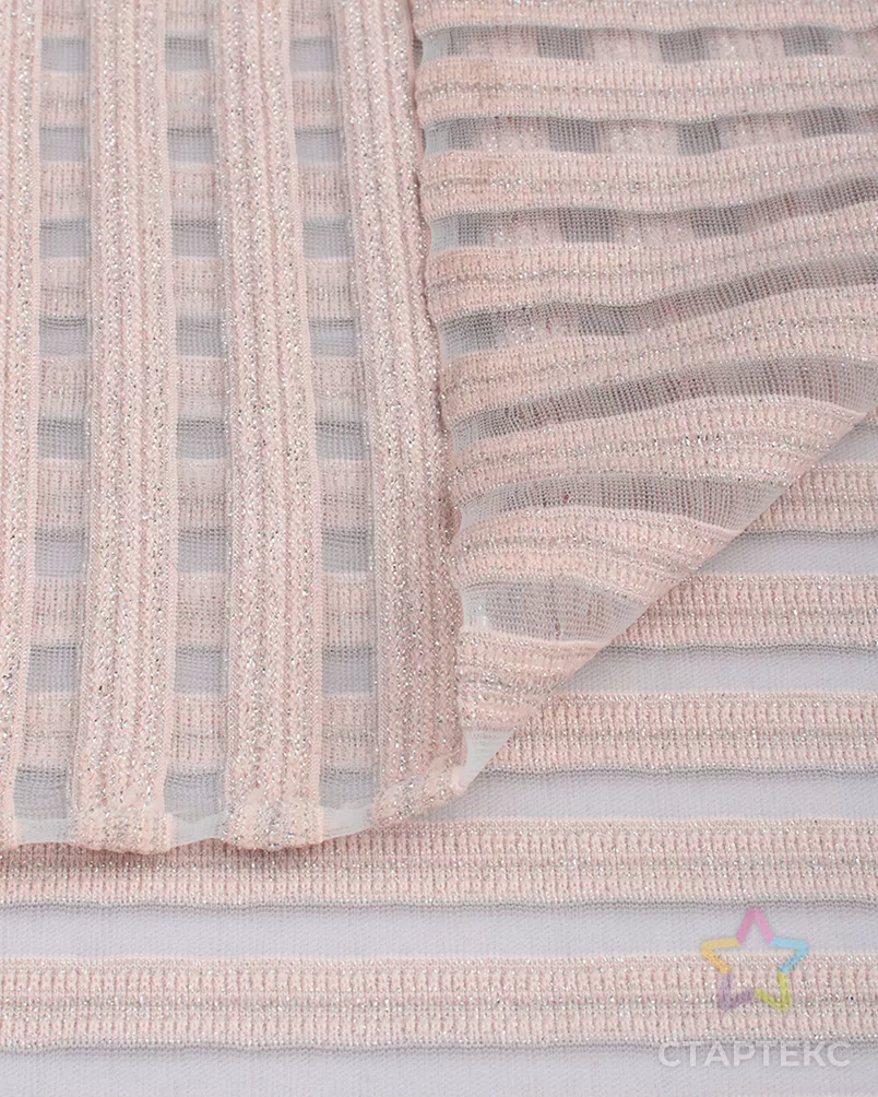 Трикотаж имитации резинки люрекс арт. ТРЛ-2-2-21105.002 - рис. 3