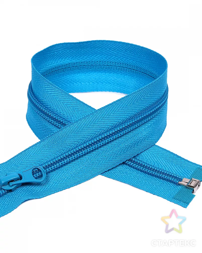 Молния MaxZipper пласт. спираль №5-N 80см цв.F274 ярк.голубой 10 шт упак (10 шт) арт. МГ-132570-1-МГ0967399 - рис. 1