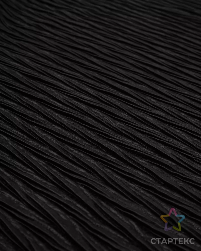 Шелк  плиссе "Шоколад" арт. ПШ-115-1-25342.001 - рис. 3