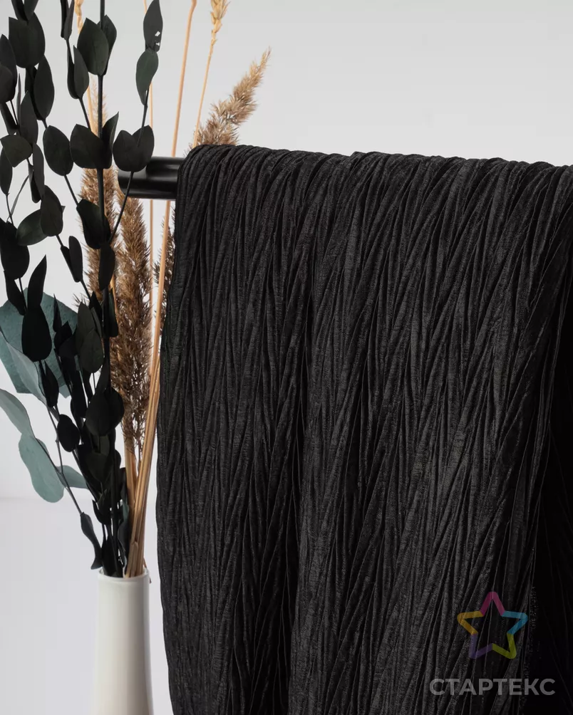 Шелк  плиссе "Шоколад" арт. ПШ-115-1-25342.001 - рис. 8