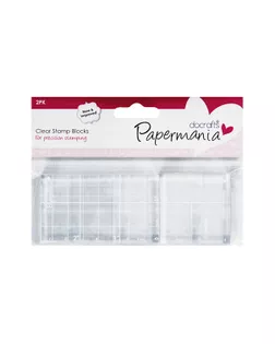Набор прозрачных блоков для штампов, 2 шт арт. ГЕЛ-10866-1-ГЕЛ0053464