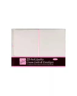 Набор заготовок для открыток с конвертами формат А5, 25 шт арт. ГЕЛ-12765-1-ГЕЛ0052908
