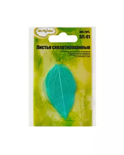 "Mr.Painter" SFL-01 Листья скелетированные 2 - 6 см 5 х 10 шт. 05 голубой арт. ГММ-115078-5-ГММ104932571034
