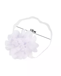 "CHERRY MARY" DV06005 Повязка на голову 5 х 1 шт. №01 белый арт. ГММ-119688-2-ГММ107270097074