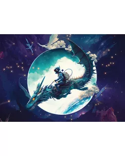 "ФРЕЯ" Пазл 1000 элемент. PZL-1000/45 Лунный дракон арт. ГММ-100786-36-ГММ113186354364