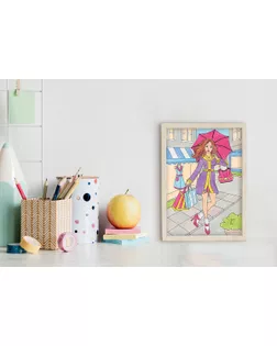 "ФРЕЯ" PNBK-004 "Модный шоппинг" Набор для раскрашивания по номерам 29.5 х 20.5 см 1 л.  арт. ГММ-115949-1-ГММ116973682704