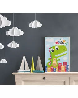 "ФРЕЯ" PNBK-014 "Дино-гигант" Набор для раскрашивания по номерам 29.5 х 20.5 см 1 л.  арт. ГММ-115958-1-ГММ116977614414