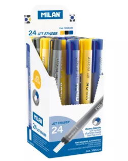 "Milan" Ластик с механич.пластиковым держателем JET 24 шт. 3026324 арт. ГММ-115902-1-ГММ117843277044