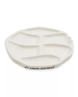 Палитра "VISTA-ARTISTA" палитра керамическая CPV-01 15х16 см 15 х 16 см 6 ячеек арт. ГММ-117899-1-ГММ119921592764