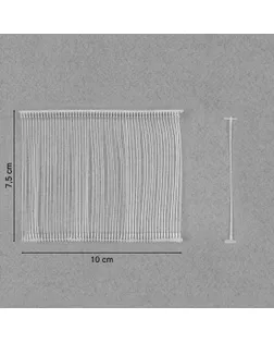 Держатели этикеток к эт.пист. TPS-01 "Micron" 5000 шт в картонной упаковке 75 мм прозрачный арт. ГММ-117113-5-ГММ123338128154
