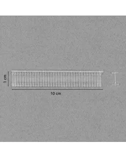 Держатели этикеток к эт.пист. TPS-01 "Micron" 5000 шт в картонной упаковке 10 мм прозрачный арт. ГММ-117113-7-ГММ123338129674