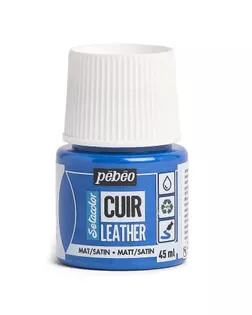 "PEBEO" Краска по коже Setacolor 45 мл 295611 Синий океан арт. ГММ-118598-11-ГММ123658651454