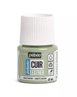 "PEBEO" Краска по коже Setacolor 45 мл 295614 Зеленый шалфей арт. ГММ-118598-14-ГММ123658875324