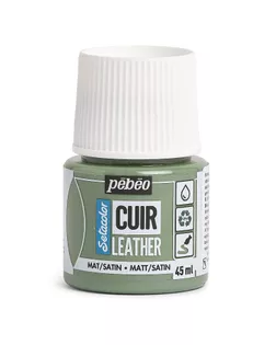"PEBEO" Краска по коже Setacolor 45 мл 295615 зеленый матча арт. ГММ-118598-15-ГММ123658930434