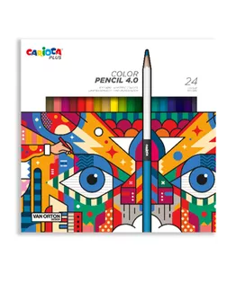 "Carioca" Plus Карандаши цветные заточенный 24 цв. арт. ГММ-116174-1-ГММ124341359374