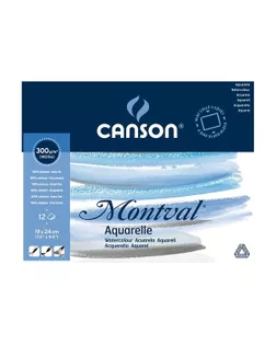 "Canson" Альбом для акварели 300 г/м2 19 х 24 см склейка с четырех сторон 12 л. арт. ГММ-117829-1-ГММ124958657884