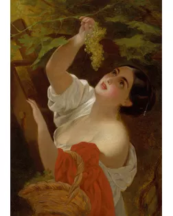 "ФРЕЯ" Пазл. Третьяковская галерея 500 элемент. GTG-PZL-500/01 Брюллов К. П. Итальянский полдень (Итальянка, снимающая виноград). 1831 (?) арт. ГММ-116961-1-ГММ125460368654