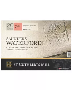 "St. Cuthberts Mill" Альбом для акварели 300 г/м2 23 х 31 см склейка с одной стороны 20 л. арт. ГММ-117860-1-ГММ125630248954