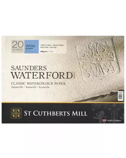 "St. Cuthberts Mill" Альбом для акварели CP 300 г/м2 18 х 26 см склейка с одной стороны 20 л. арт. ГММ-117863-1-ГММ125639279414