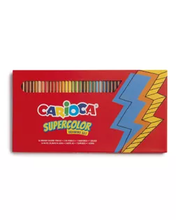 "Carioca" Набор карандаши цветные деревянные заточенные 36 цв, ластик, точилка и 2 чернографитных карандаша ( в картонной упаковке ) арт. ГММ-117454-1-ГММ132346372604