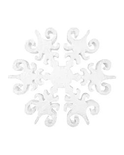 "Love2art" DPZ-S Заготовка для декора №013 пенополистирол d 15 см 2 см 1 шт 05 Снежинка "Северное сияние" 150 мм, 1 шт. арт. ГММ-117302-6-ГММ132599869604