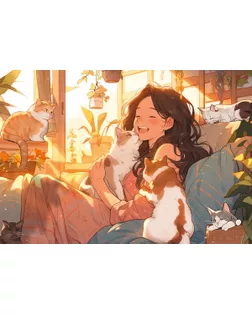 "ФРЕЯ" Пазл 500 деталей 32.5 x 47.5 см PZL-500/55 Тёплый вечер арт. ГММ-100651-45-ГММ132809643314