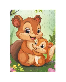 "ФРЕЯ" Пазл 80 элемент. PZL-80/06 Мама рядом арт. ГММ-119673-5-ГММ140109770004