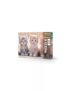"ФРЕЯ" Пазл 120 элемент. PZL-120/06 Три котенка арт. ГММ-119674-10-ГММ140111244694