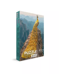 "ФРЕЯ" Пазл 500 деталей 32.5 x 47.5 см PZL-500/69 Золотой павлин арт. ГММ-100651-55-ГММ140226901574