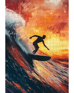 "ФРЕЯ" Пазл 500 деталей 32.5 x 47.5 см PZL-500/73 Серфинг арт. ГММ-100651-60-ГММ140227030514