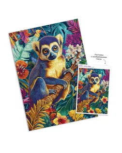 "ФРЕЯ" Пазл. Премиальная коллекция 1000 элемент. TOP-PZL-1000/04 Лемур арт. ГММ-119153-10-ГММ143567329674